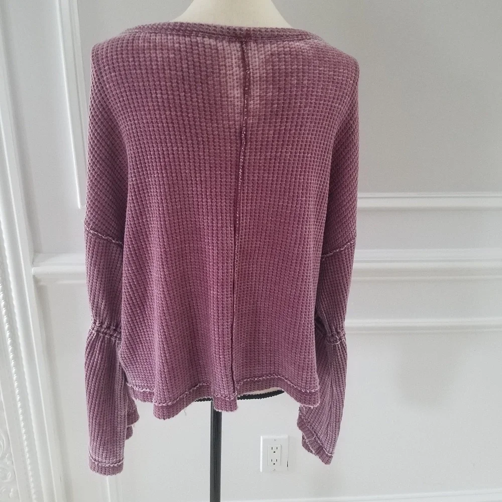 Free people flared sleeves blouse